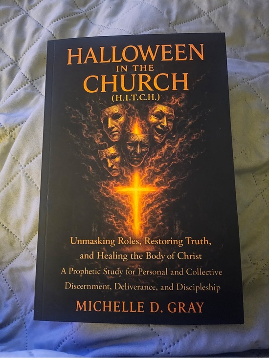 Other - Halloween in the Church by Michelle D. Gray - Black & Orange Cover